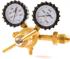 Uniweld RHP400 Nitrogen Regulator with 0-400 PSI Delivery Pressure, CGA580 Inlet