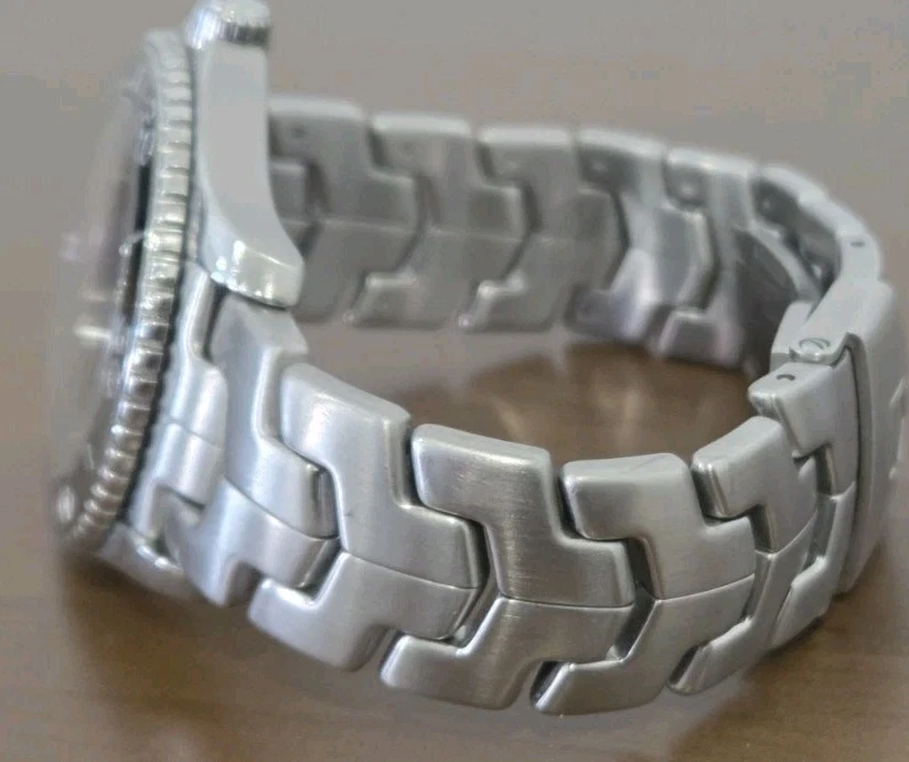 Tag Heuer 39mm Men's Link Limited Edition Blue Dial Cayman SS Watch Ref: WJ111E - image 2 of 4