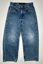 Vintage Levi’s Silvertab Baggy 90’s Denim Jeans Skate Rare Youth 10 (25 x 23)