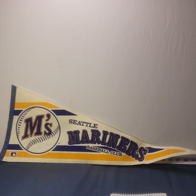 SEATTLE MARINERS Vintage 1987-1992 12×30 Pennant Minor St.     
