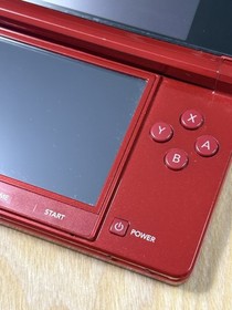 Nintendo 3DS Flare Red Console Tested Working Good Condition Japan