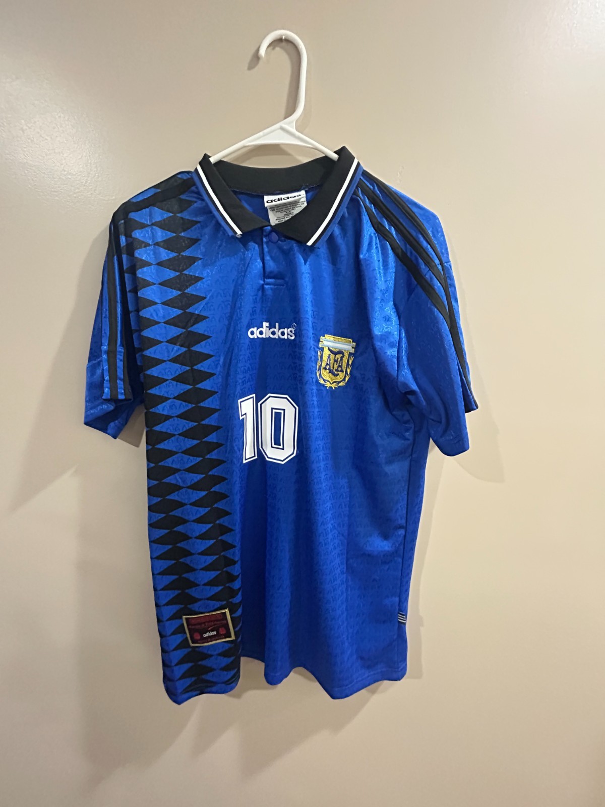 Camiseta Argentina LG Retro WC 1994 Futbol Jersey, Argentina Soccer Maradona 10