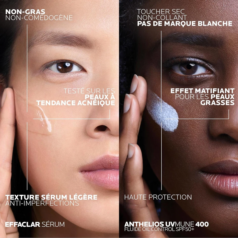 | Siero Effaclar All’Acido Salicilico Ultra Concentrato 30 Ml & Crema Solare Ant - Immagine 3 di 4