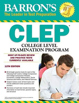 CLEP (BARRON'S CLEP) By Bechtle D. John Min & Geer Philip Ed.m. **BRAND NEW**