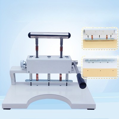 QY-3 Three-Needle File Binding Machine Document Cover Three-Hole Punching