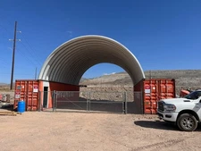 NEW DuroSPAN Steel Roof Cover  25x40x12 Metal Building Conex Container DIY Ends