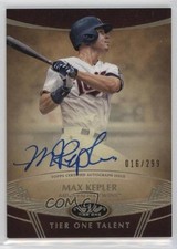 2019 Topps Tier One Tier One Talent Auto 16/299 Max Kepler #TTA-MKE Auto 5w7