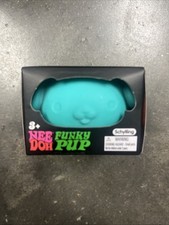 Sealed Needoh Funky Pup Pink - Squishy Stress Relief Toy Schylling Teal Color