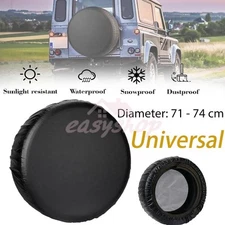 Tire Wheel Cover PVC Thickening Leather Spare 15inch Against Sun & Rain Black US