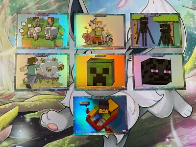 Minecraft Trading Cards - Create Explore Survive Nr. 211 227 228 231 237 238 245