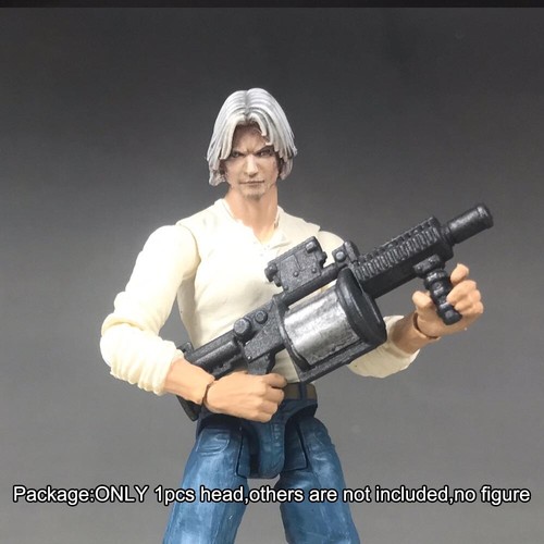 Premium 1/18 Devil Cry Dante Head Sculpt Male Head For 3.75"Acid Rain Figure - Picture 4 of 5