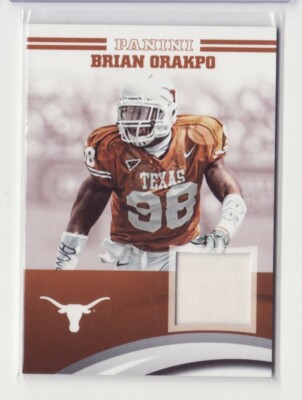 2015 Panini Collegiate Texas Jersey #BOTEX Brian Orakpo - Flat S/H