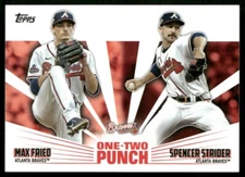 2023 Topps One-Two Punch Max Fried/Spencer Strider Atlanta Braves #12P-25