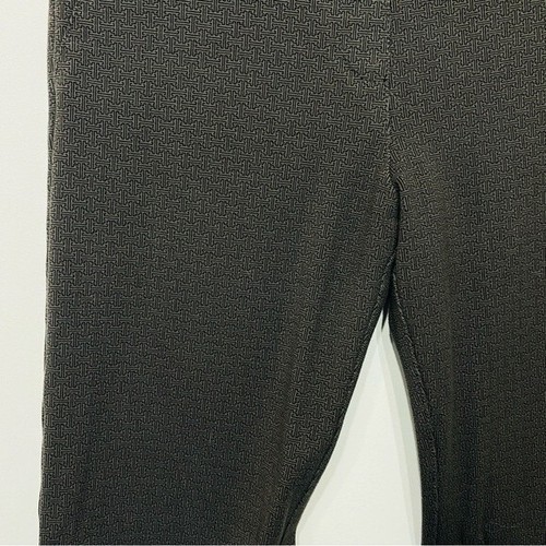 Betabrand Women's Medium Gray Geometric Yoga Pants Straight Leg W1550 - Picture 2 of 7