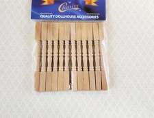 Dollhouse Miniature Spindles Stair Balusters 1:12 Scale 2 1/2" Tall posts