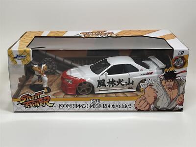 Street Fighter RYU 2002 Nissan Skyline GT R R34 1:24 Scale