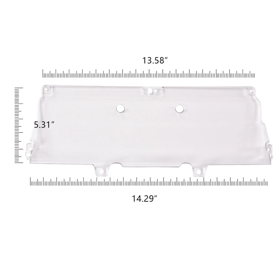 Fit For 1992-1996 Ford Truck F150 F250 F350 Bronco Gauge Dash Cluster Lens Cover Foto 2 de 4