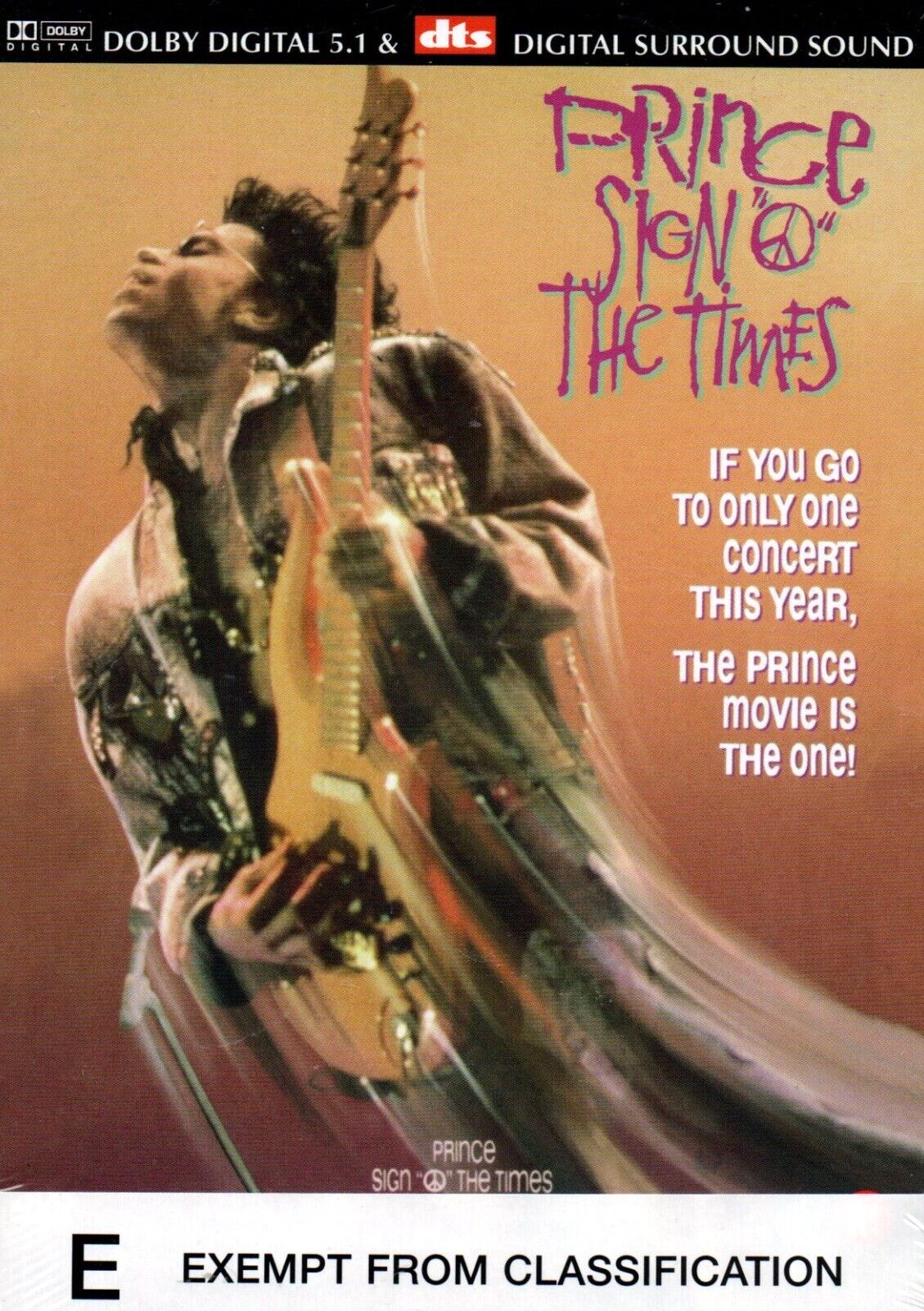 [NEW/SEALED DVD] [5.1 DTS] [PRINCE SIGN OF THE TIMES][R# O][PAL]YOUR CHOICE POST