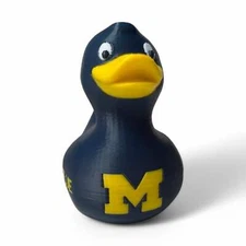 Michigan Wolverines Duck – Official 3D Duck in Maize and Blue