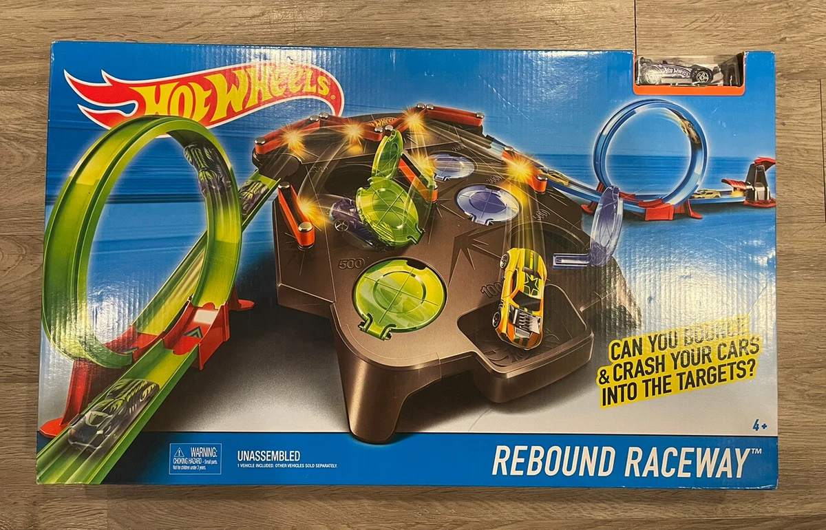 Hot wheels rebound raceway playset hotsell