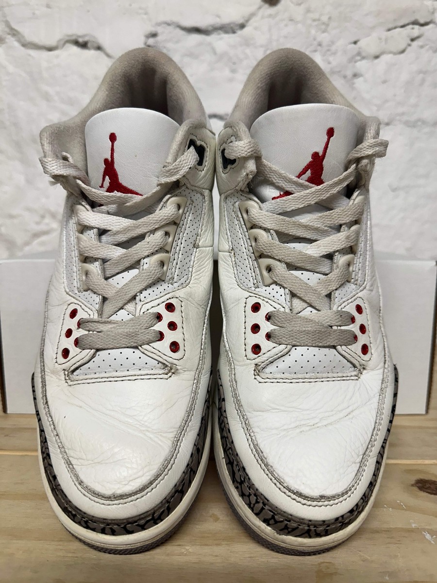 Air Jordan 3 White Cement Reimagined Sz 8 | eBay