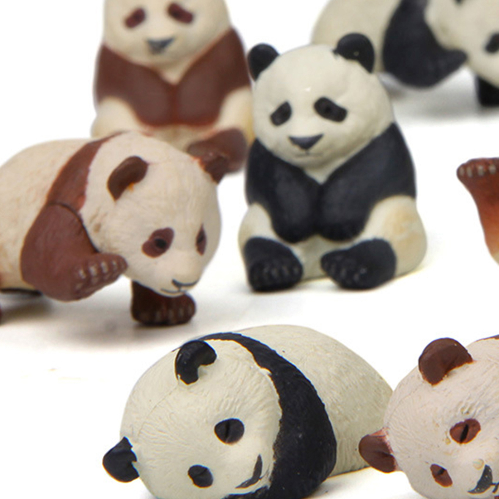 4pcs Dollhouse Figurines Lovely Diy Decoration Cartoon Animal Figurines