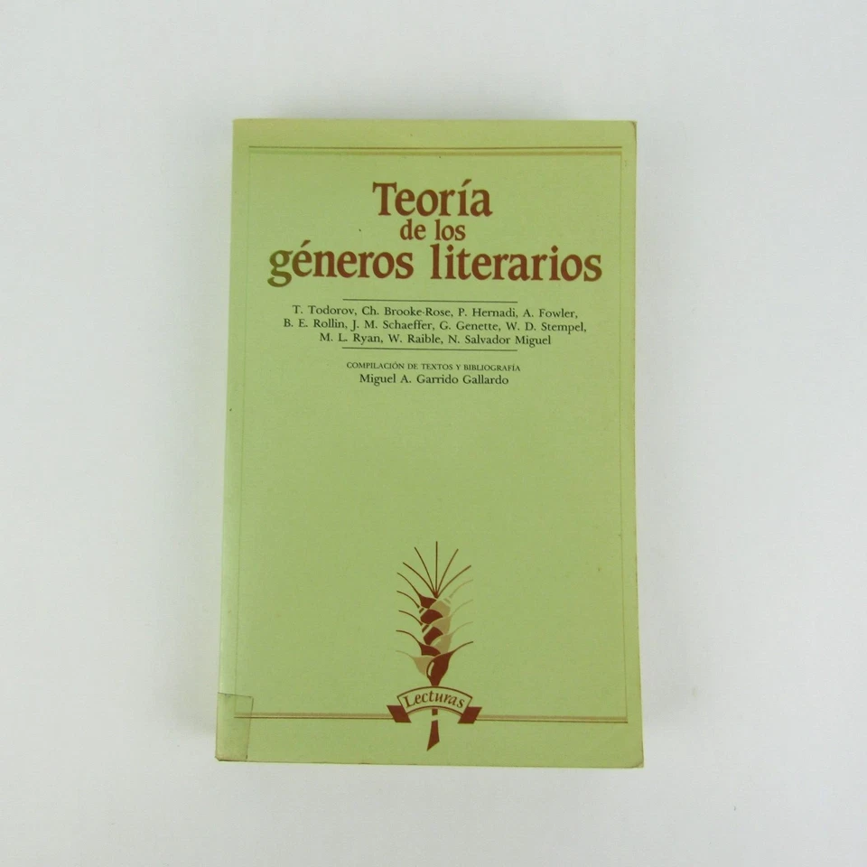 Teoria De Los Generos Literarios Compilacion De Textos Y Bibliografía Garrido Es - Image 3 of 4
