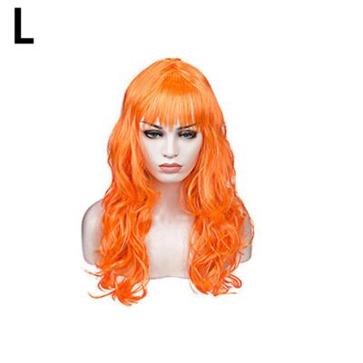 Colorful Curly Wave Masquerade Wig Women Cosplay Multicolor Wig Long Wig Prof