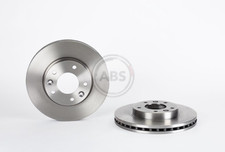 Front Set 2x Brake Discs BREMBO 09.A609.10 for Kia Carnival (01-05)