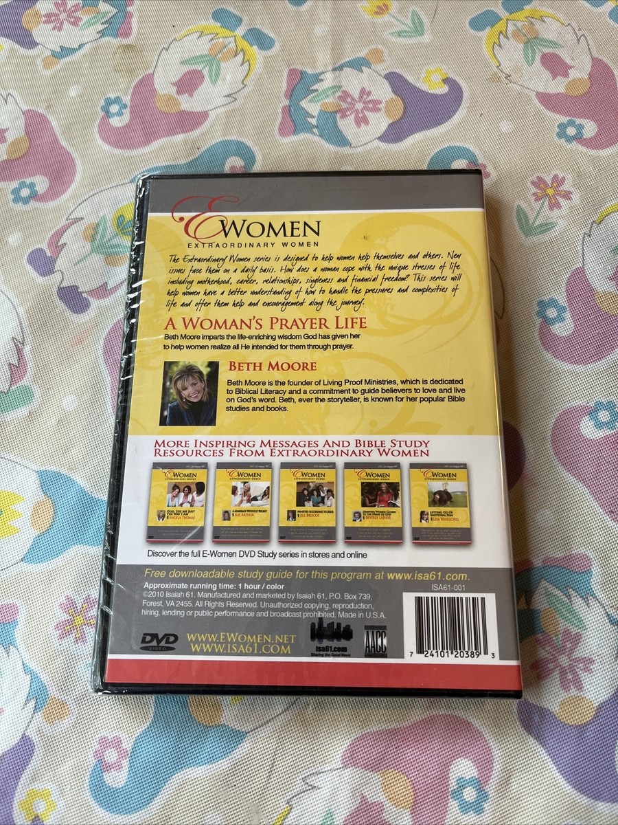 A Woman&rsquo;s Prayer Life Beth Moore Extraordinary Women DVD New 