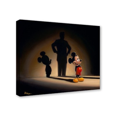 Mickey's Shadow 12Hx15L Disney Fine Art by Rob Kaz