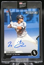 2020 Topps Now NICK MADRIGAL #PS16B Postseason Blue Auto /49 Call Up ⚾️ 🔥