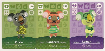 Carte Per Gioco Nintendo Switch Carta Amiibo Caroline Animal Crossing - Serie 3, Autentica, Nuova Mai Scansionata, Nintendo Amiibo Caroline #290 - Foto 9