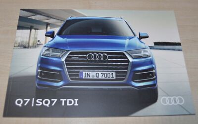 2017 Audi Q7 SQ7 Brochure Prospekt Russian Edition 04/17