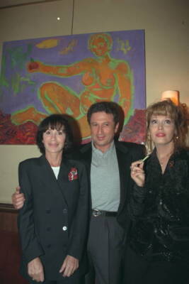 Amanda Lear Presents Her Pictures At Doobies 1990s Historic Old Photo 6