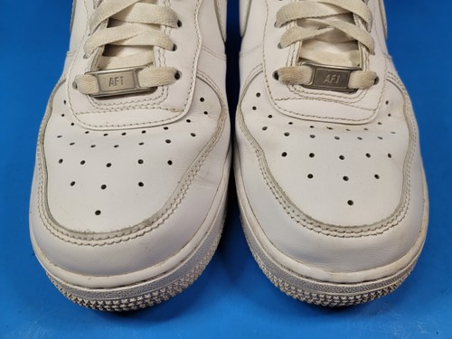 Nike Air Sneakers AF US Size 8.5 Air Force White Women's Low 315115-112 - Picture 4 of 6