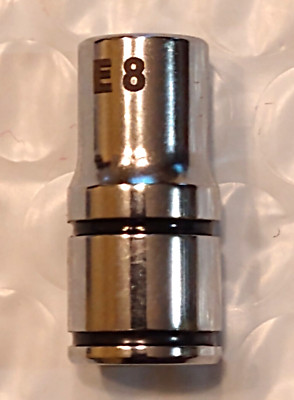 MATCO TOOLS ''ADV'' A8XV, 1/4'' DRIVE,  E8 INVERTED TORX SOCKET.