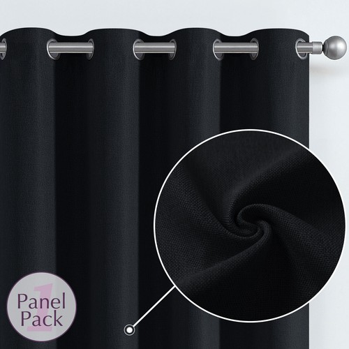 1 Panel Blackout Darkening Superior Quality Curtain Grommet Thermal Panel - Picture 17 of 126