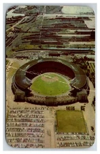 Cleveland Stadium and Lake Front, Cleveland Ohio Aeria