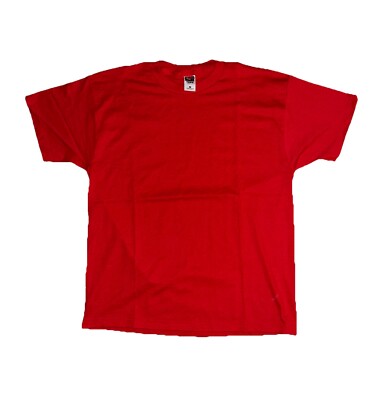 Vintage 90 s Fruit of the Loom Best Red Blank T-Shirt