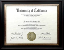Luxurious Diploma Frame - Classic Design for Graduation/Diploma Frames 8.5x11