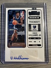 2022-23 Contenders Basketball Vince Williams Jr. Rookie Ticket Auto #151