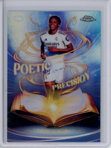 2025-26 TOPPS CHROME UEFA WOMEN'S UWCL POETIC PRECISION LINDA CAICEDO #9