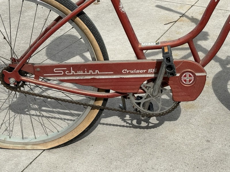 Schwinn Cruiser SS Complete Bicycle Red White 26" Wheel Classic Bike