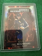 2021-22 OPC Platinum Hot Magma Marquee Rookies Jake Neighbours #278 /499