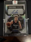 Luka Doncic 2023 Panini Prizm Sensational Auto Mojo /25 Sealed On Card Auto
