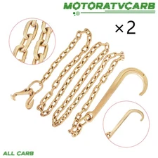 ALL-CARB  Wrecker Chain Hook One 5/16" x 10' Grade 70 J hook Tow Chain