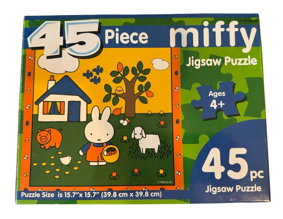 Lot Of 2 Sets Nijntje Miffy Jigsaw Puzzle Age 4+ 2012 RARE Preschool PlayAnimal - Image 2 of 4