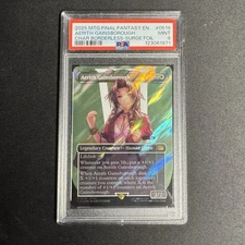 PSA 9 Aerith Gainsborough Borderless Surge Foil MTG Final Fantasy #0519