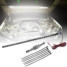 Car Under Hood LED Work Light Kit, 12V Hood Lighting Inspection LED Strip with A
